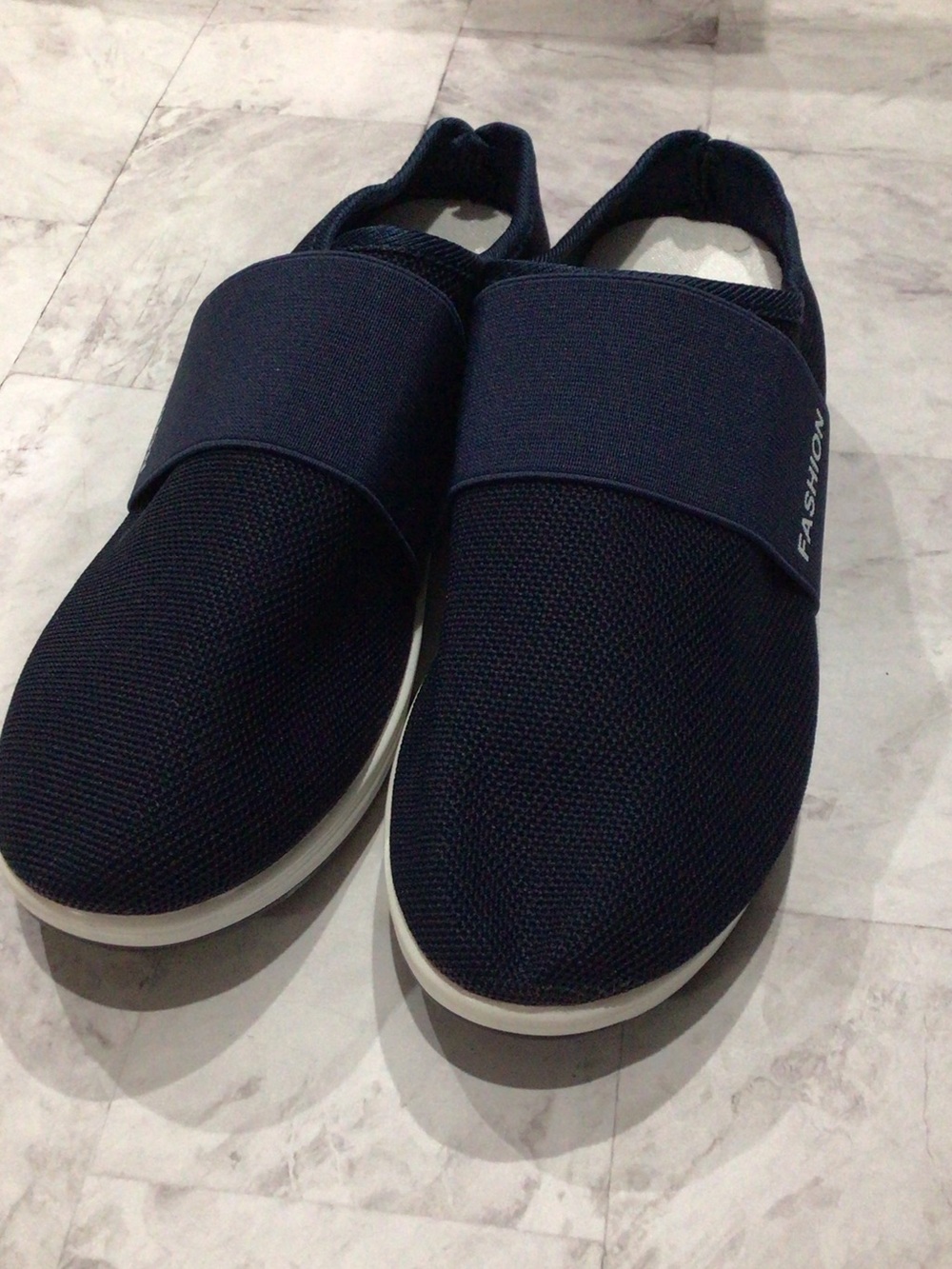 Men's Navy Slip-On Casual Shoes -
